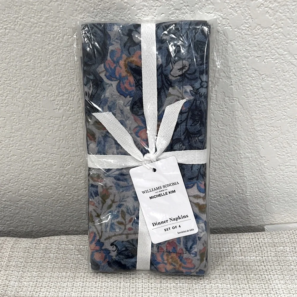 Williams Sonoma x Michelle Kim Dinner Napkins-Set of 4